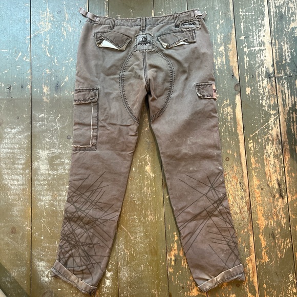 Vintage 2000’s Y2K Brown Da-Nang cargo pants size Large - Picture 5 of 5